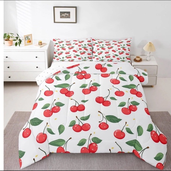 Duvet Cover Red Cherry Queen - Picture 3 of 3